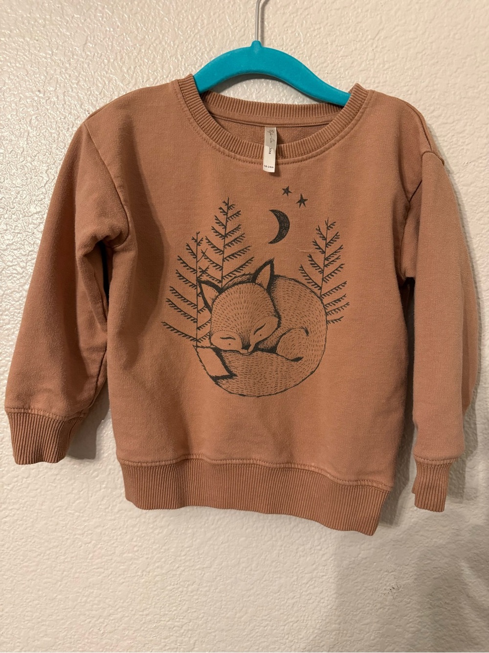 Rylee + Cru Rust Fox Graphic Sweatshirt